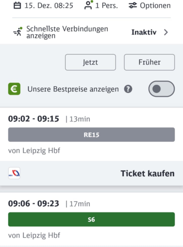 Ressourcenschonend und umweltfreundlich: Ab Dezember fährt die S-Bahn alle zwei Stunden energiesparend im Windschatten des Regionalexpress.